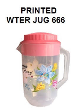 Printed Water Jug 666